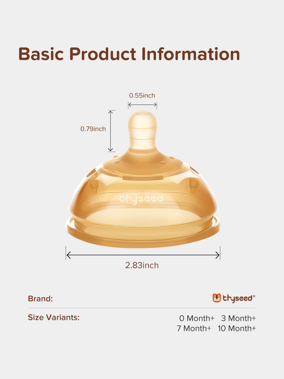 Bunvia  Baby Bottle Nipple