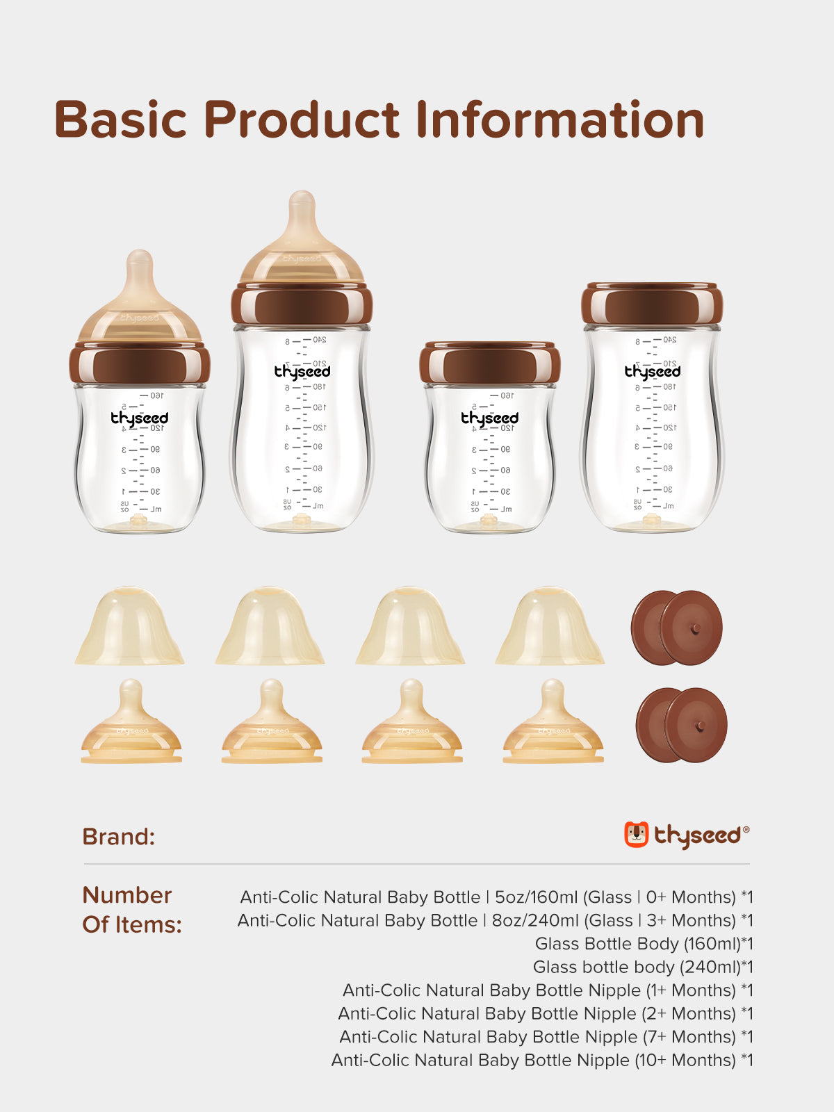 Bunvia Grow with Baby 0-12M Complete Set