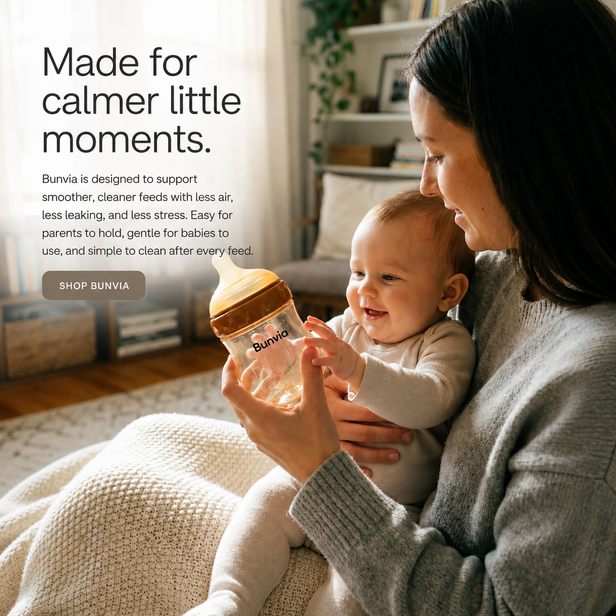 The Bunvia Anti-Colic Bottle
