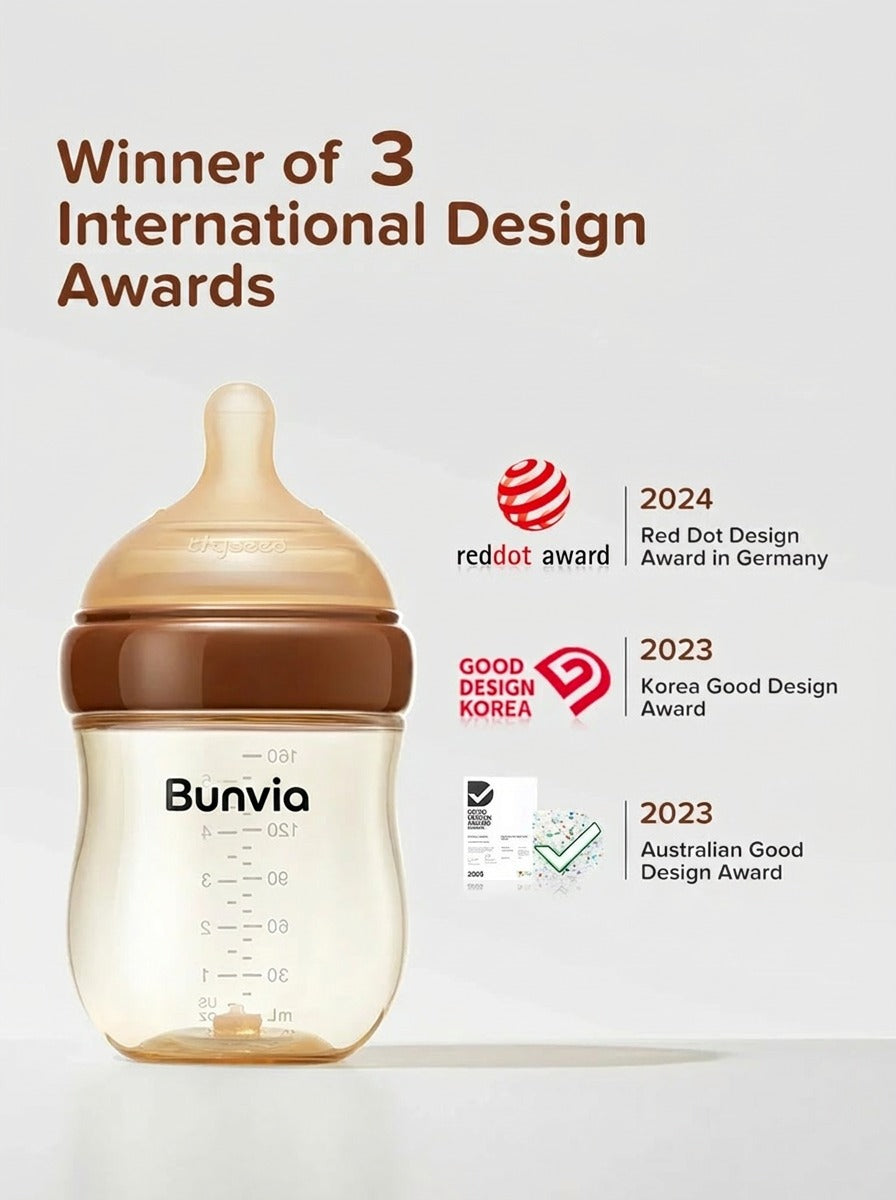 Bunvia PPSU Natural Anti-colic Baby Bottle