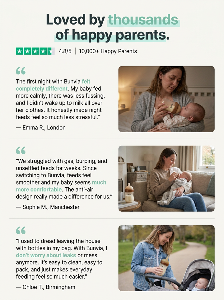 Bunvia PPSU Natural Anti-colic Baby Bottle