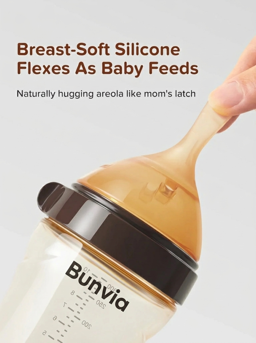 Bunvia PPSU Transition Baby Bottle | 10oz/300ml