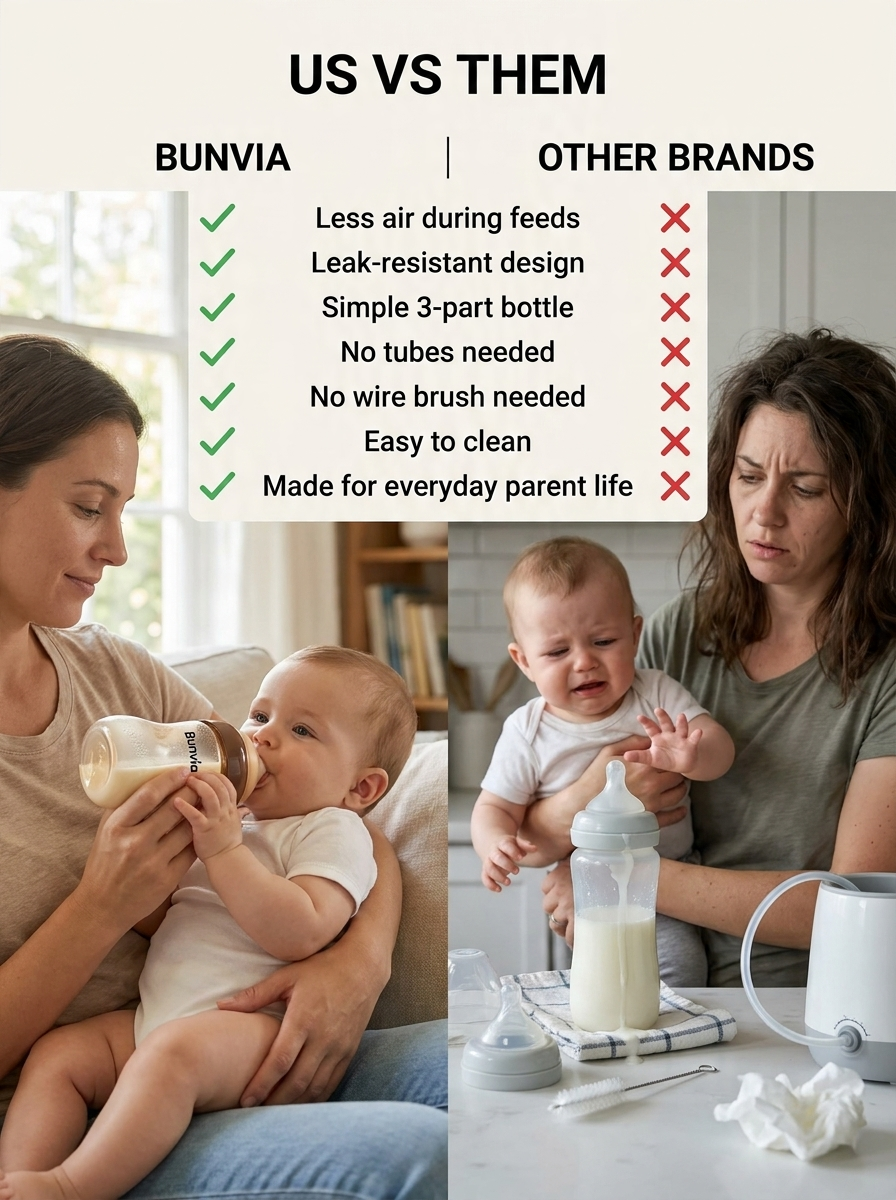 Bunvia PPSU Natural Anti-colic Baby Bottle