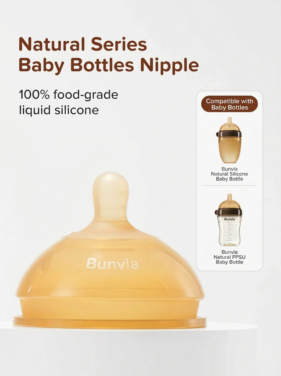 Bunvia  Baby Bottle Nipple